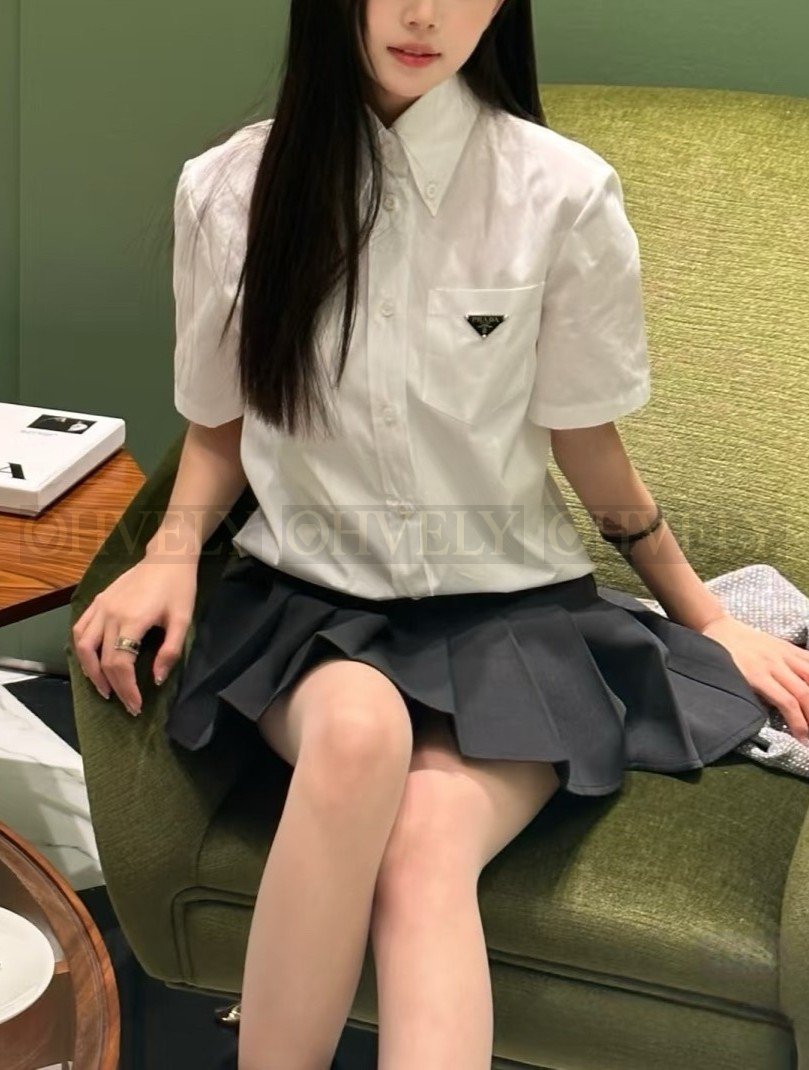 【 ZP버전 】P 삼각로고 포켓 반팔 셔츠 상품 썸네일