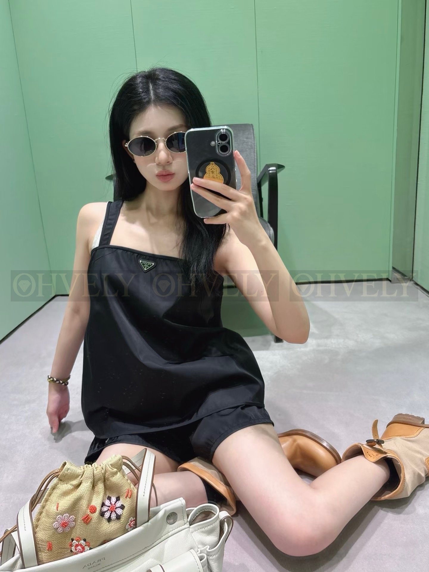 【 ZP버전 】P 삼각플레이트 와펜 나일론 나시 탑 상품 썸네일