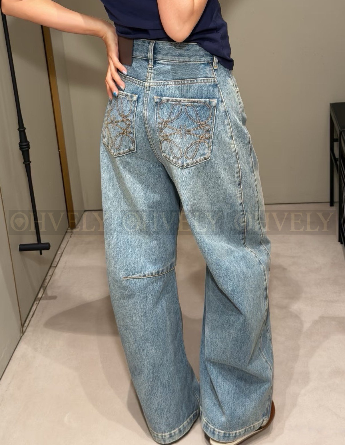 【 ZP버전 】LW 아나그램 포켓 커브드 청바지