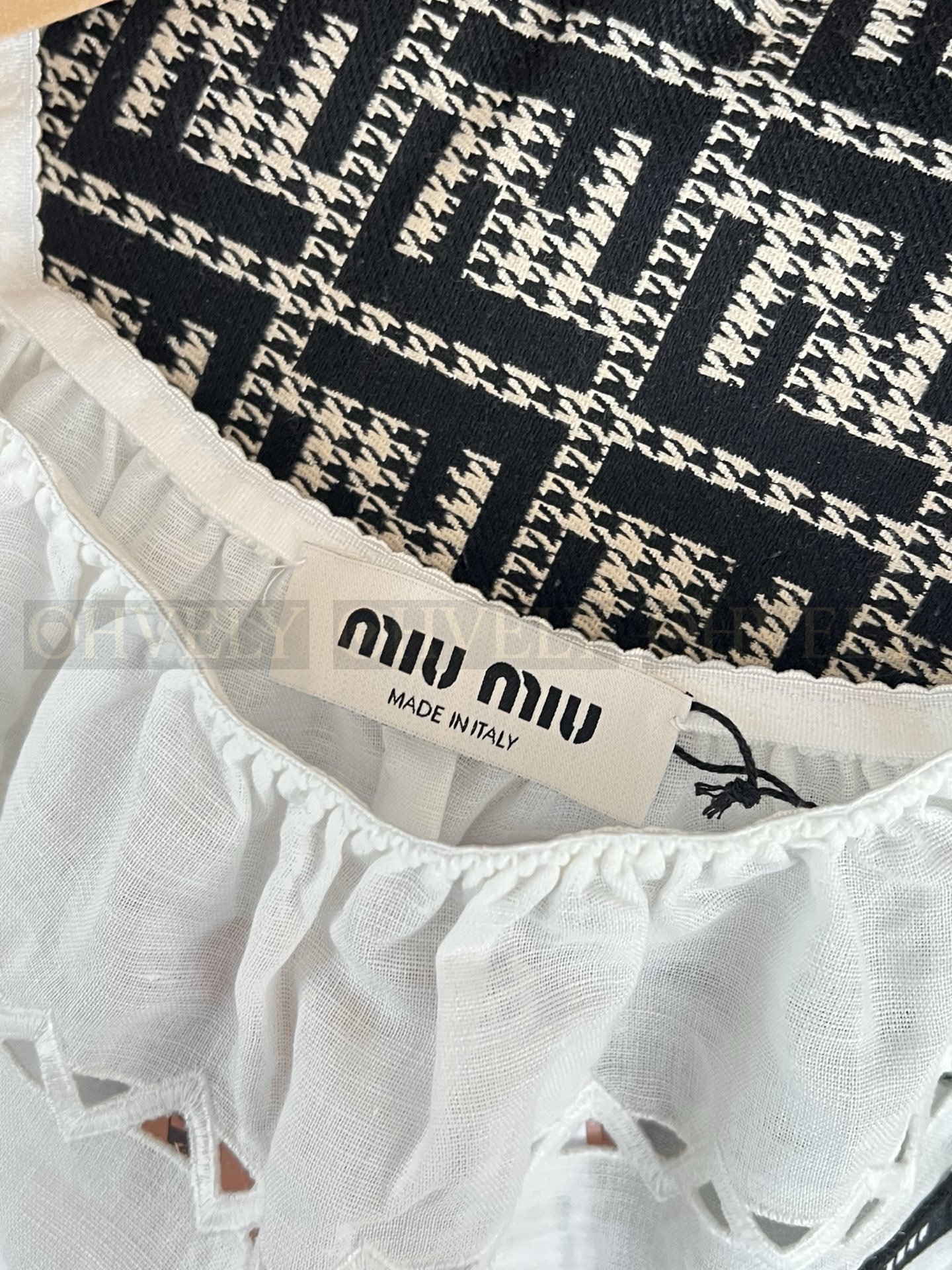 【 ZP버전 】MIU 퍼프소매 펀칭 원피스 상품 썸네일