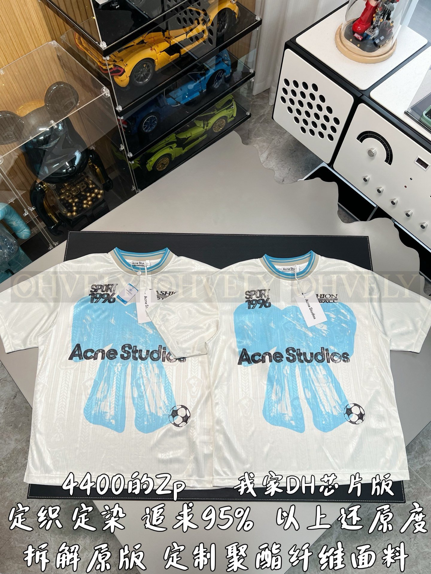 【 ZP버전 】AC 블루 리본 반팔 티셔츠 상품 썸네일