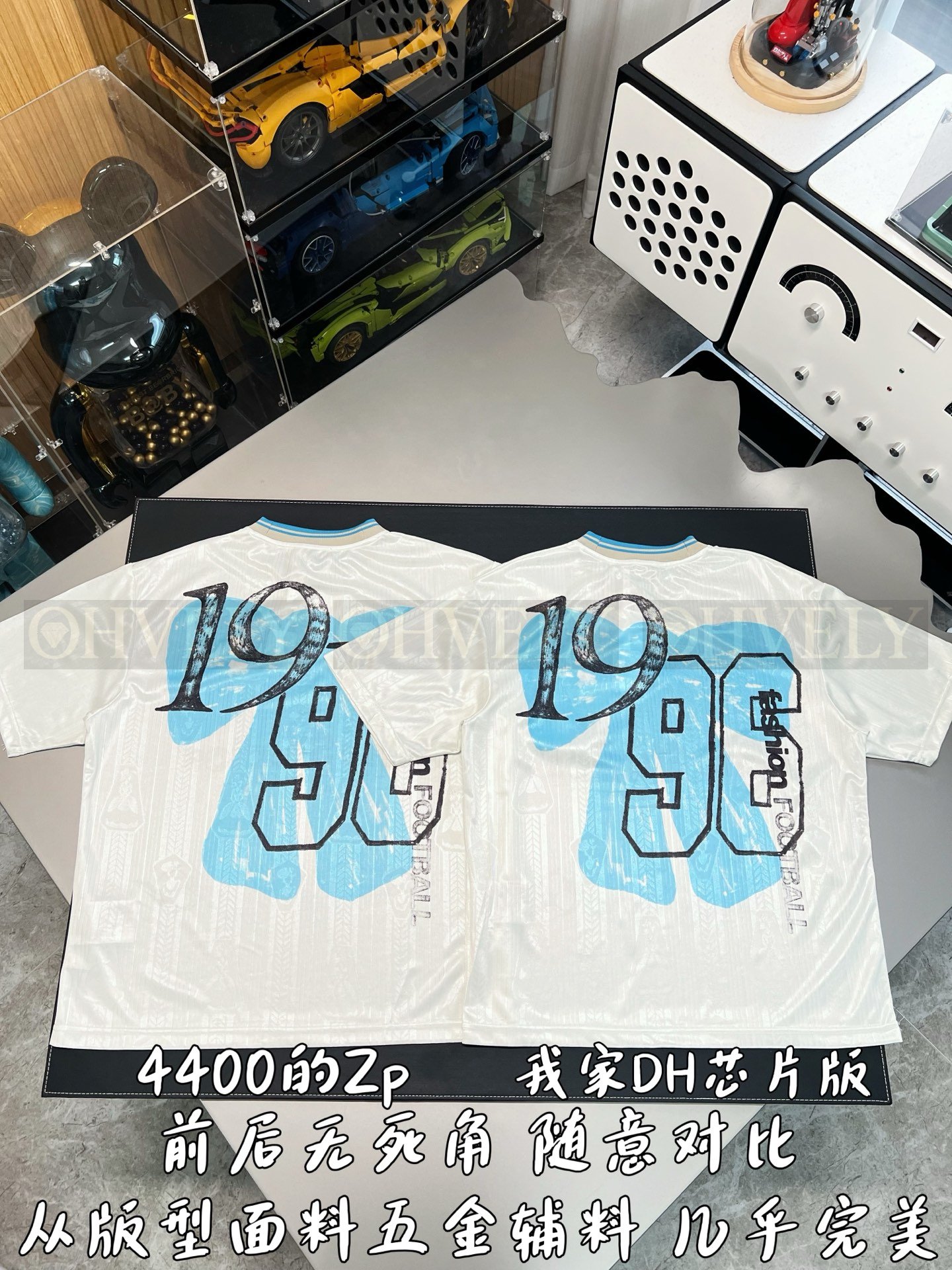 【 ZP버전 】AC 블루 리본 반팔 티셔츠 상품 썸네일
