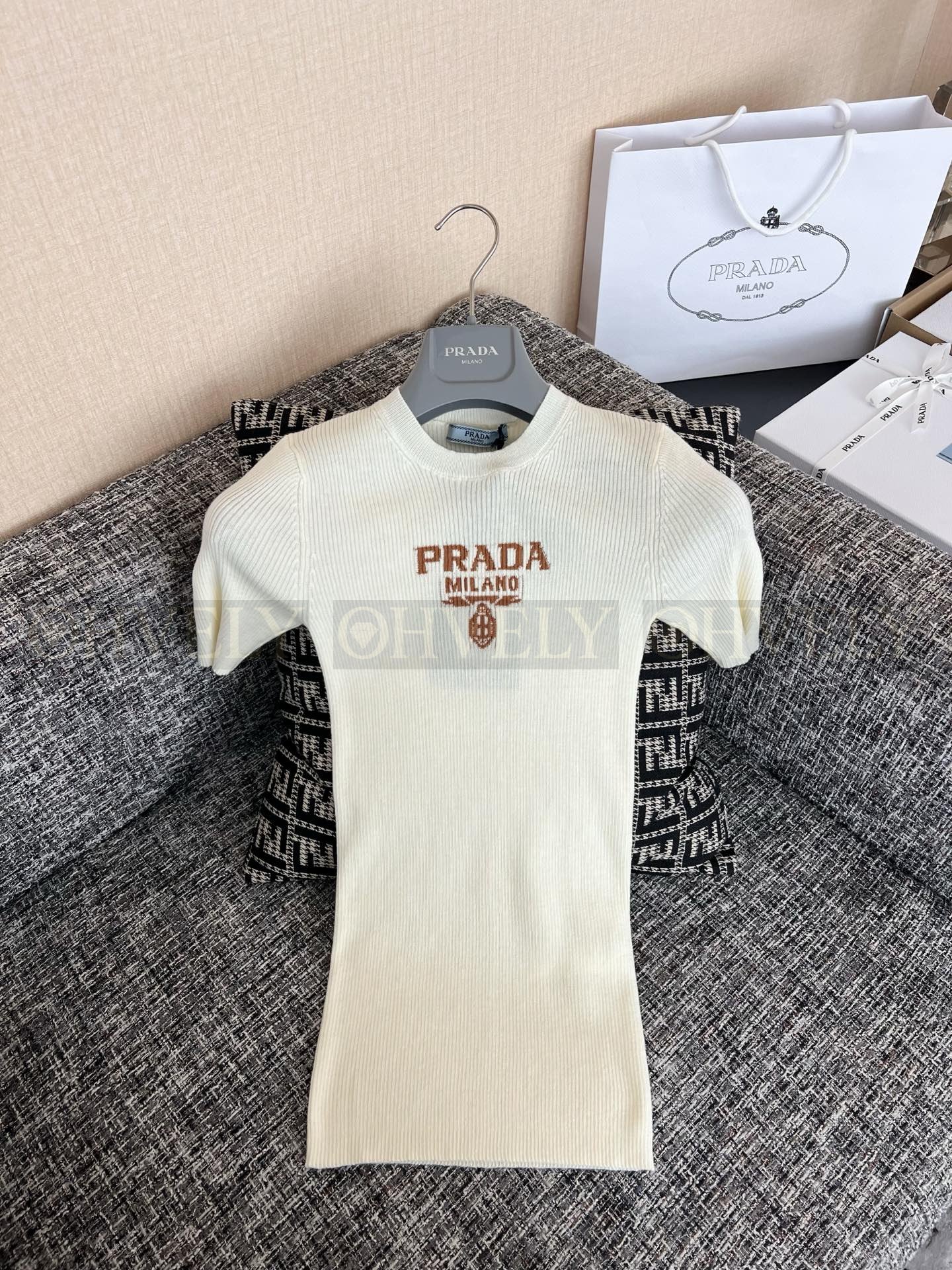 【 ZP버전 】PR 복고풍 블루 스트라이프 반팔 티셔츠 상품 썸네일
