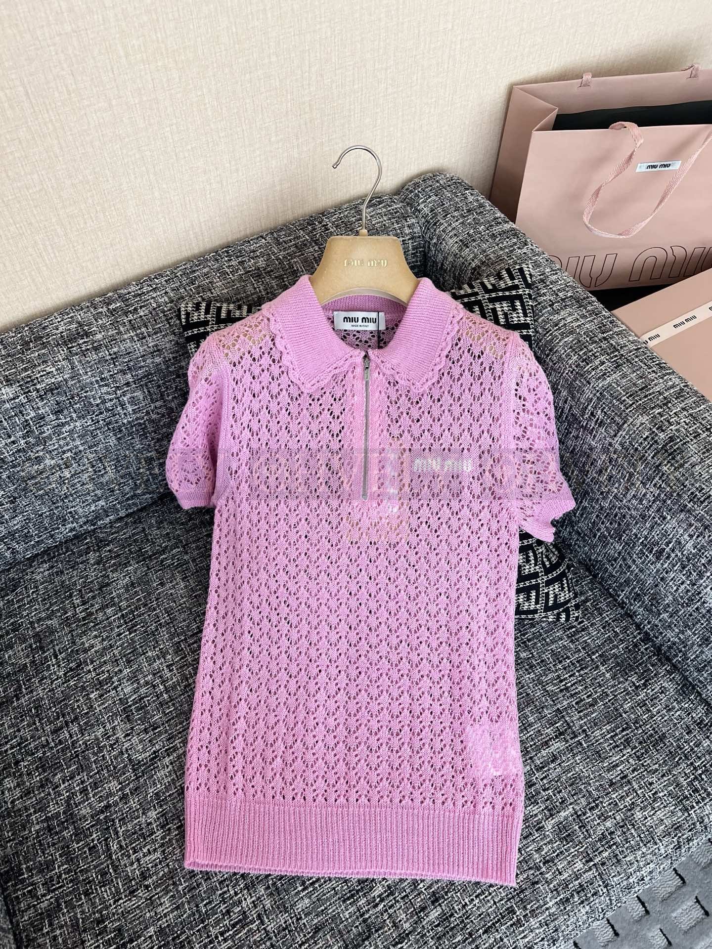 【 ZP버전 】MIU 프레피룩 카라 니트 조끼 베스트 상품 썸네일