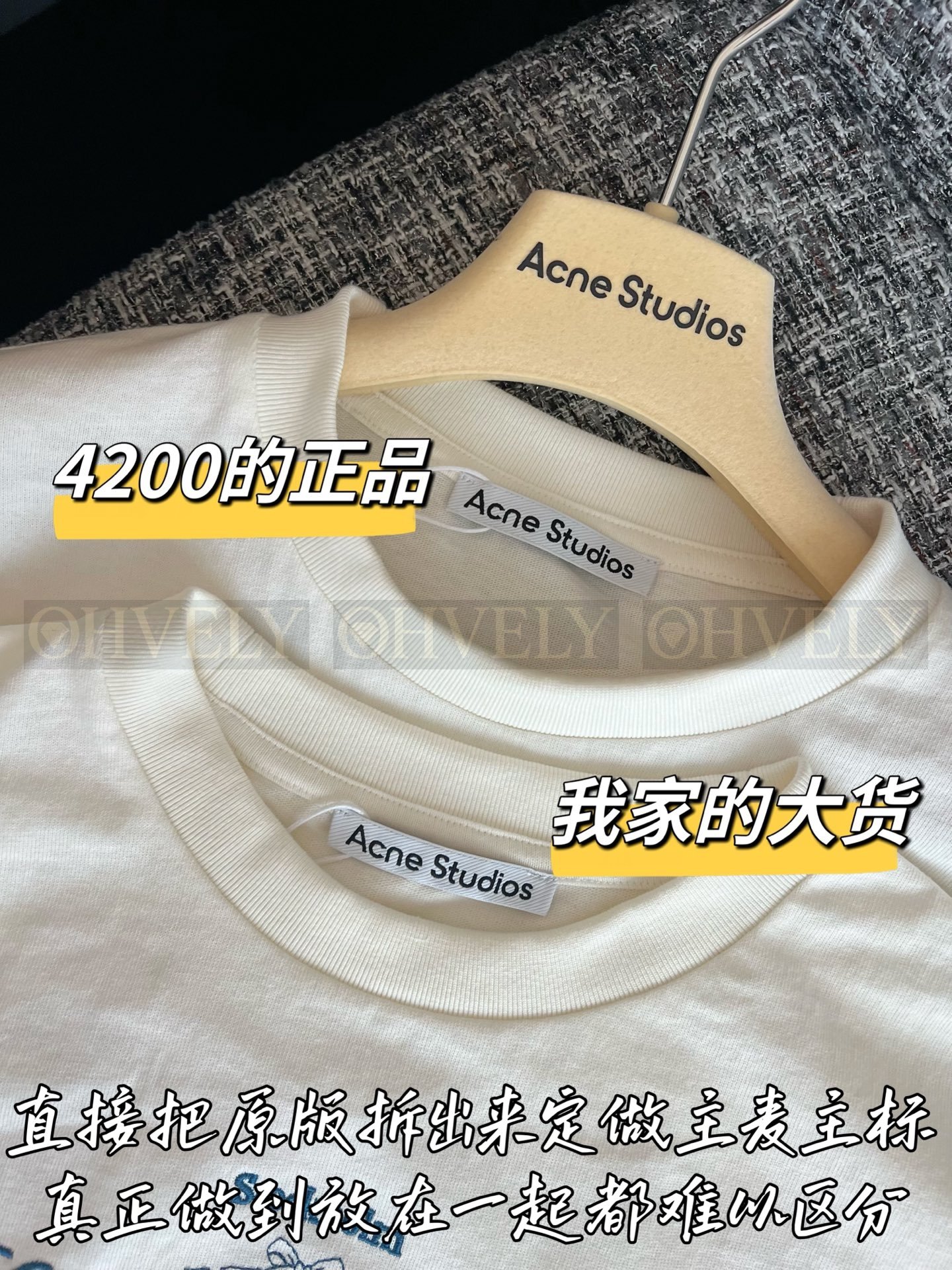 【 ZP버전 】AC 레터링 자수 레이어드 긴팔 티셔츠 상품 썸네일