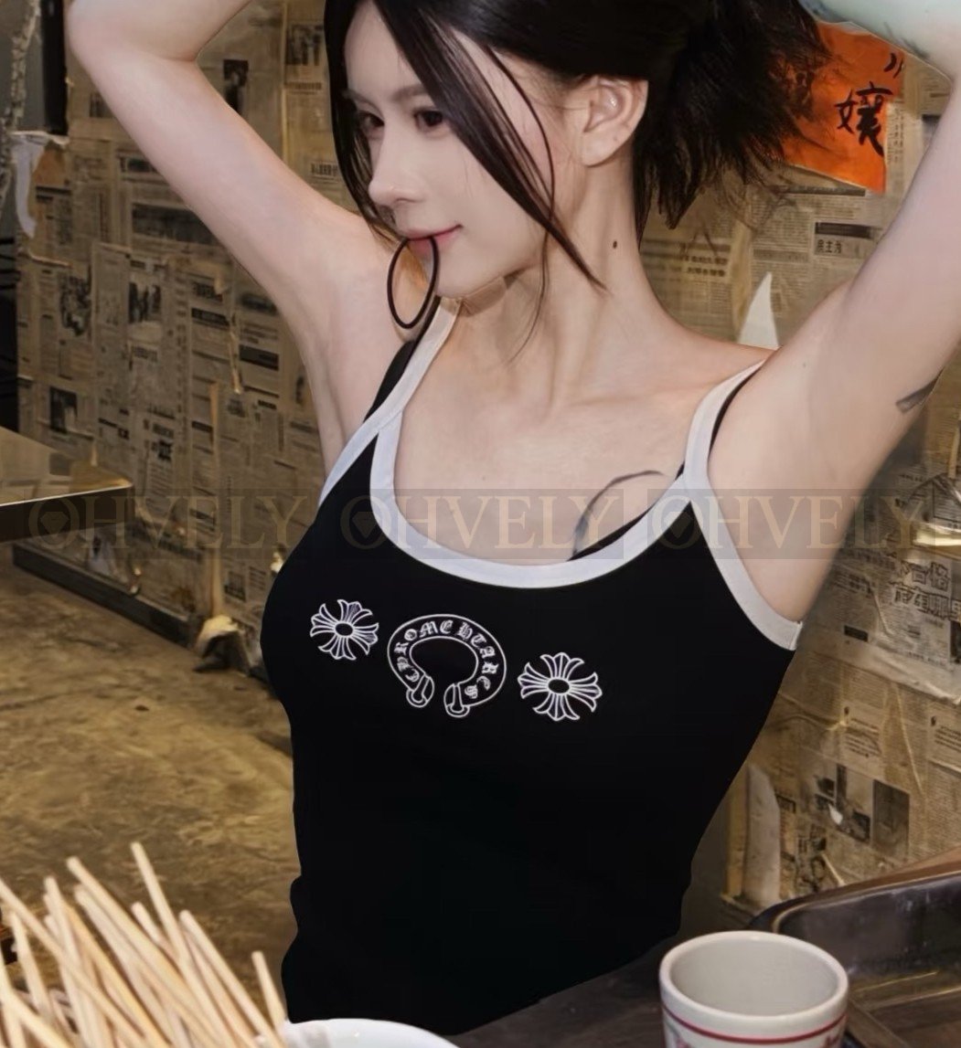 【 ZP버전 】CH 말발굽 프린팅 나시 탑 상품 썸네일
