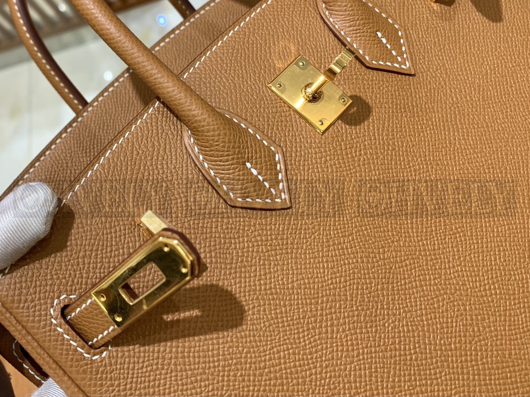 【 ZP버전 】HM Birkin 버킨 백 골드 브라운 골드버클 25 상품 썸네일