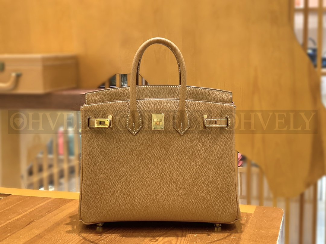 【 ZP버전 】HM Birkin 버킨 백 골드 브라운 골드버클 25