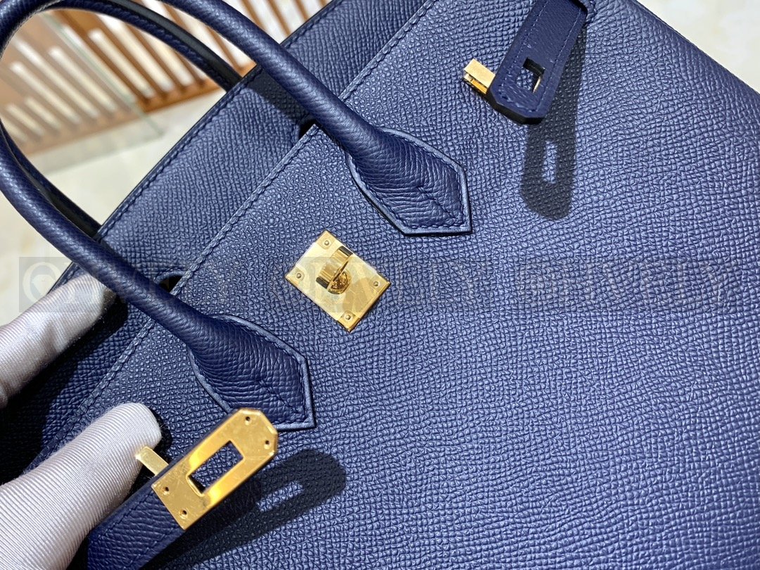 【 ZP버전 】HM Birkin 버킨 백 사파이어 블루 골드버클 25 상품 썸네일