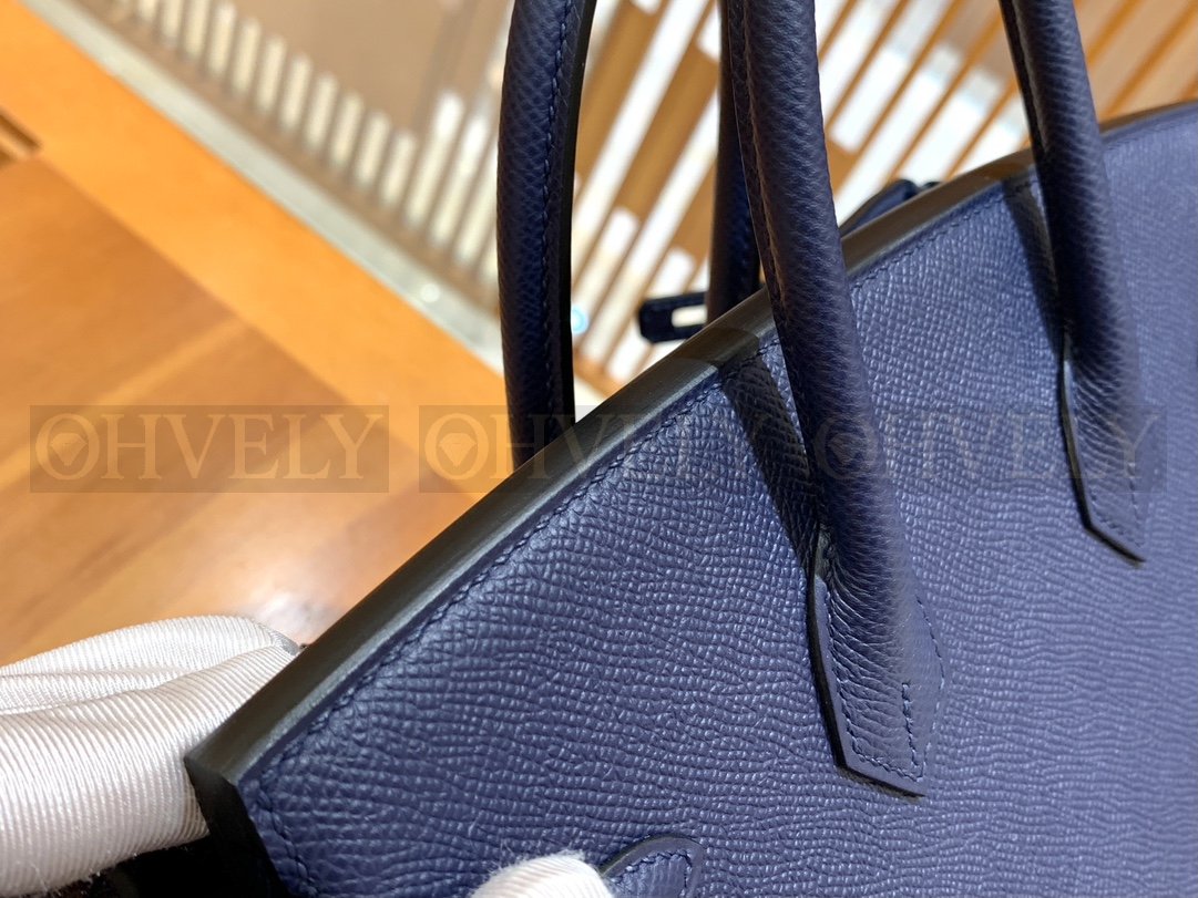 【 ZP버전 】HM Birkin 버킨 백 사파이어 블루 골드버클 25 상품 썸네일