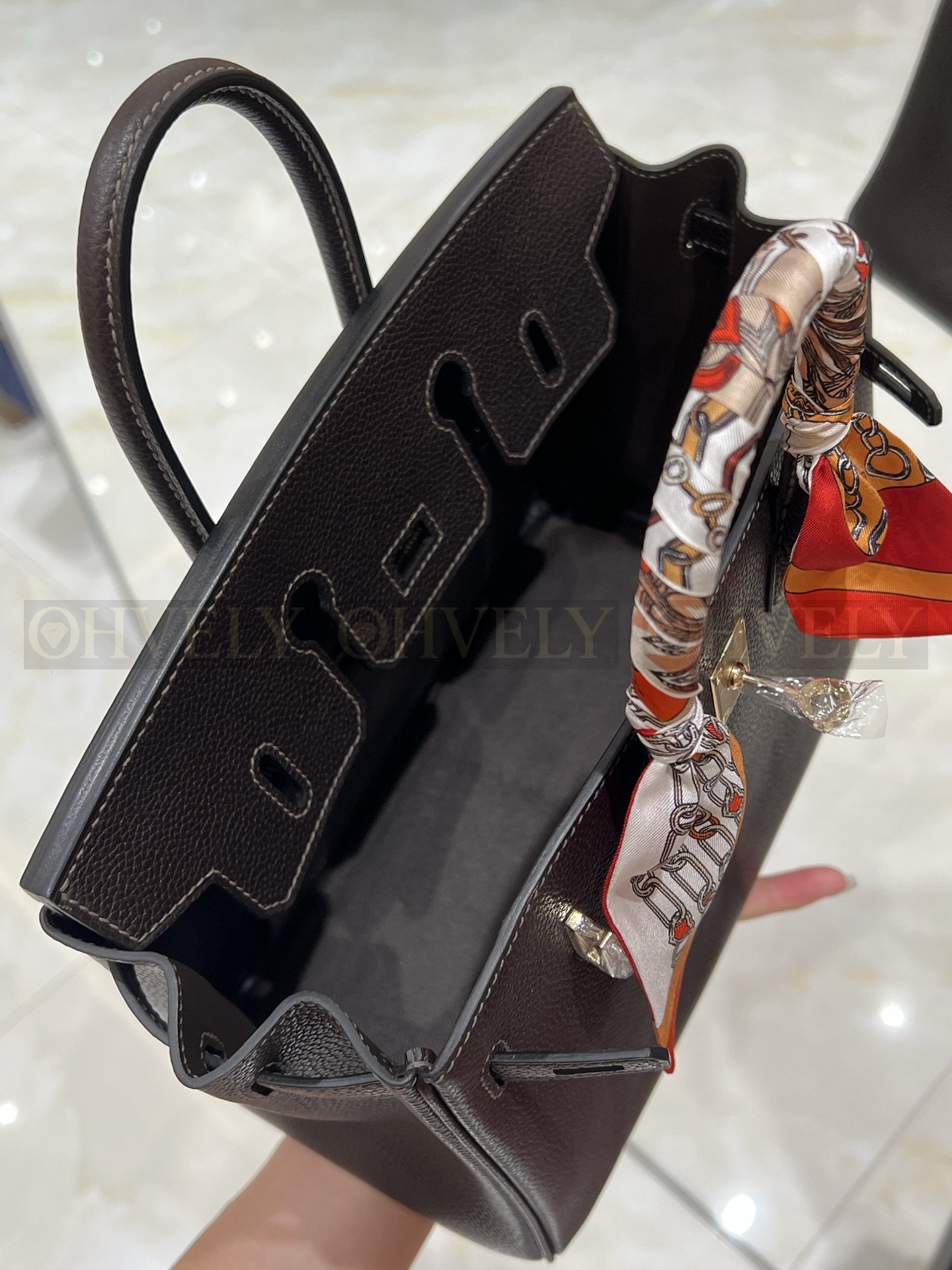 【 ZP버전 】HM Birkin 버킨 콜릿 샴페인 골드버클 25 상품 썸네일