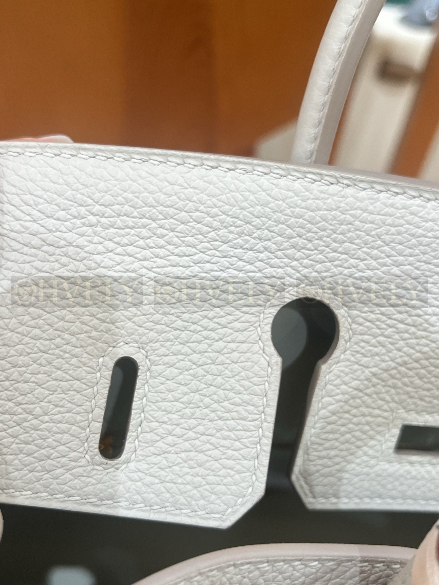 【 ZP버전 】HM Birkin 버킨백 토고 글래시어 화이트 골드버클 25 상품 썸네일