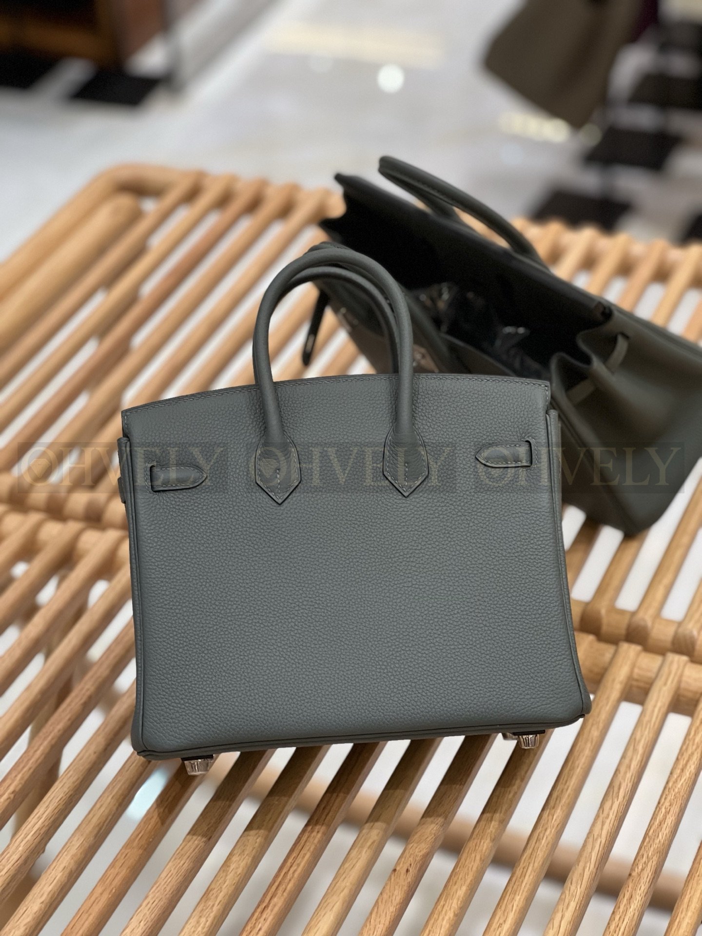 【 ZP버전 】HM Birkin 버킨백 토고 아몬드그린 실버버클 25 상품 썸네일