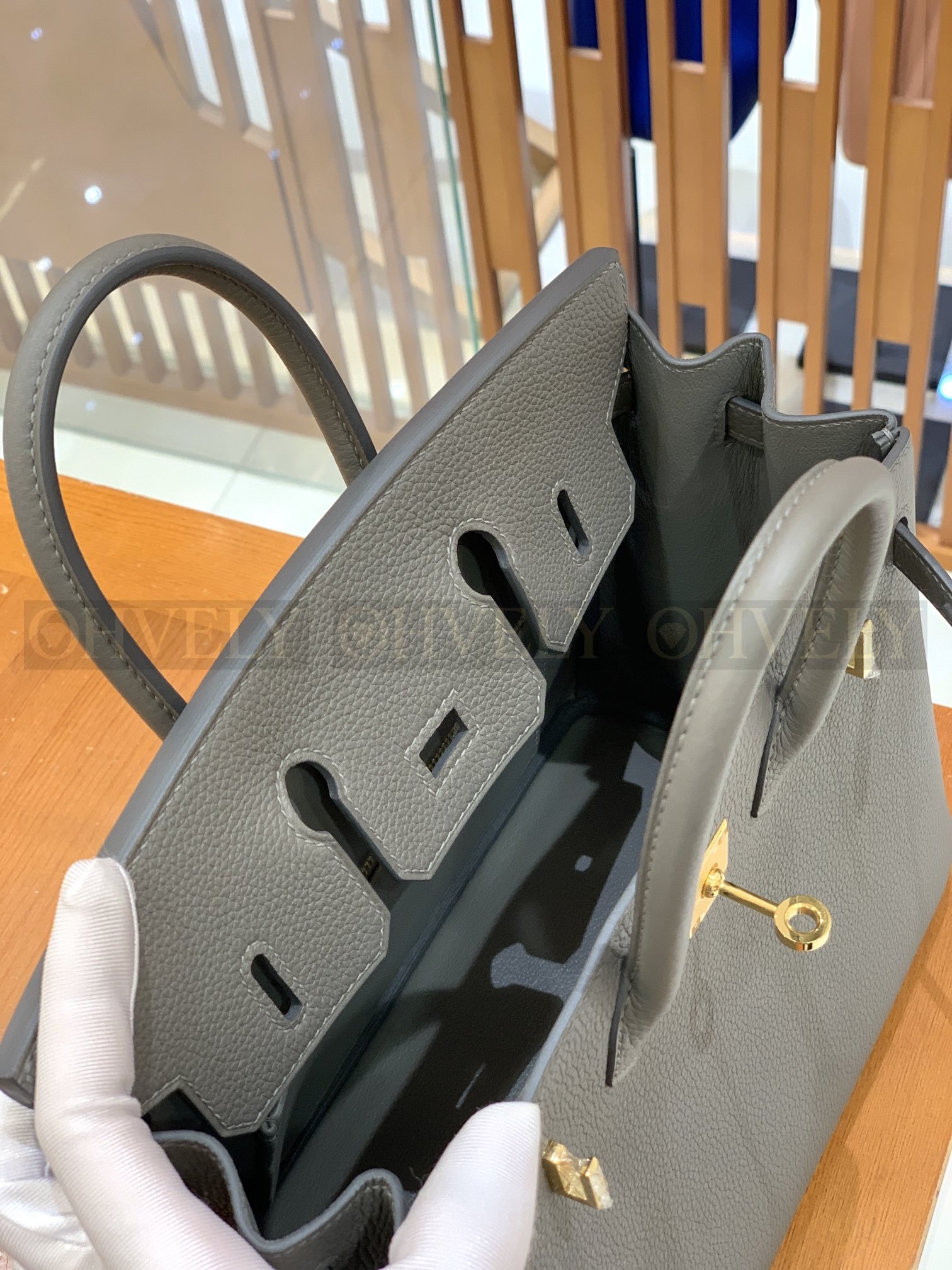 【 ZP버전 】HM Birkin 버킨백 토고 클라우드 그레이 골드버클 25 상품 썸네일