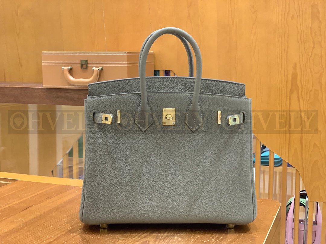 【 ZP버전 】HM Birkin 버킨백 토고 클라우드 그레이 골드버클 25