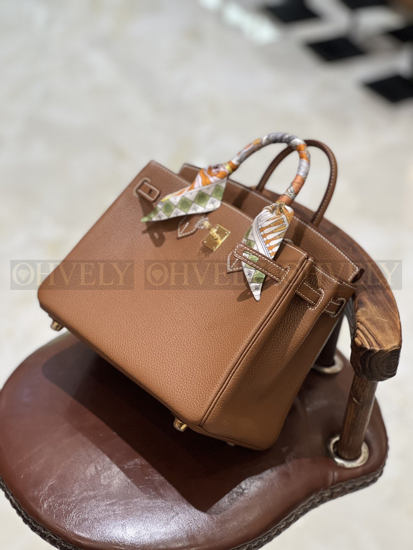 【 ZP버전 】HM Birkin 버킨백 토고 골드 브라운 골드버클 25 상품 썸네일