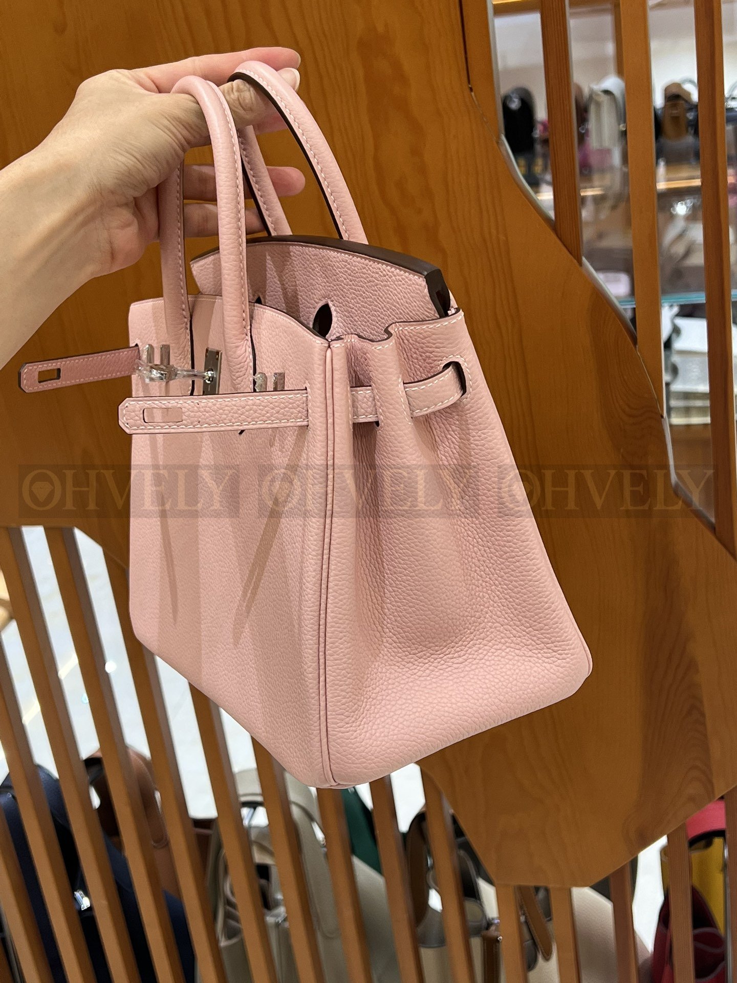 【 ZP버전 】HM Birkin 버킨백 토고 사쿠라 핑크 실버버클 25 상품 썸네일