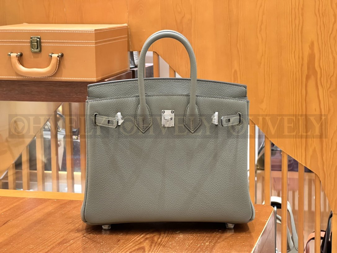 【 ZP버전 】HM Birkin 버킨백 토고 클라우드 그레이 실버버클 25