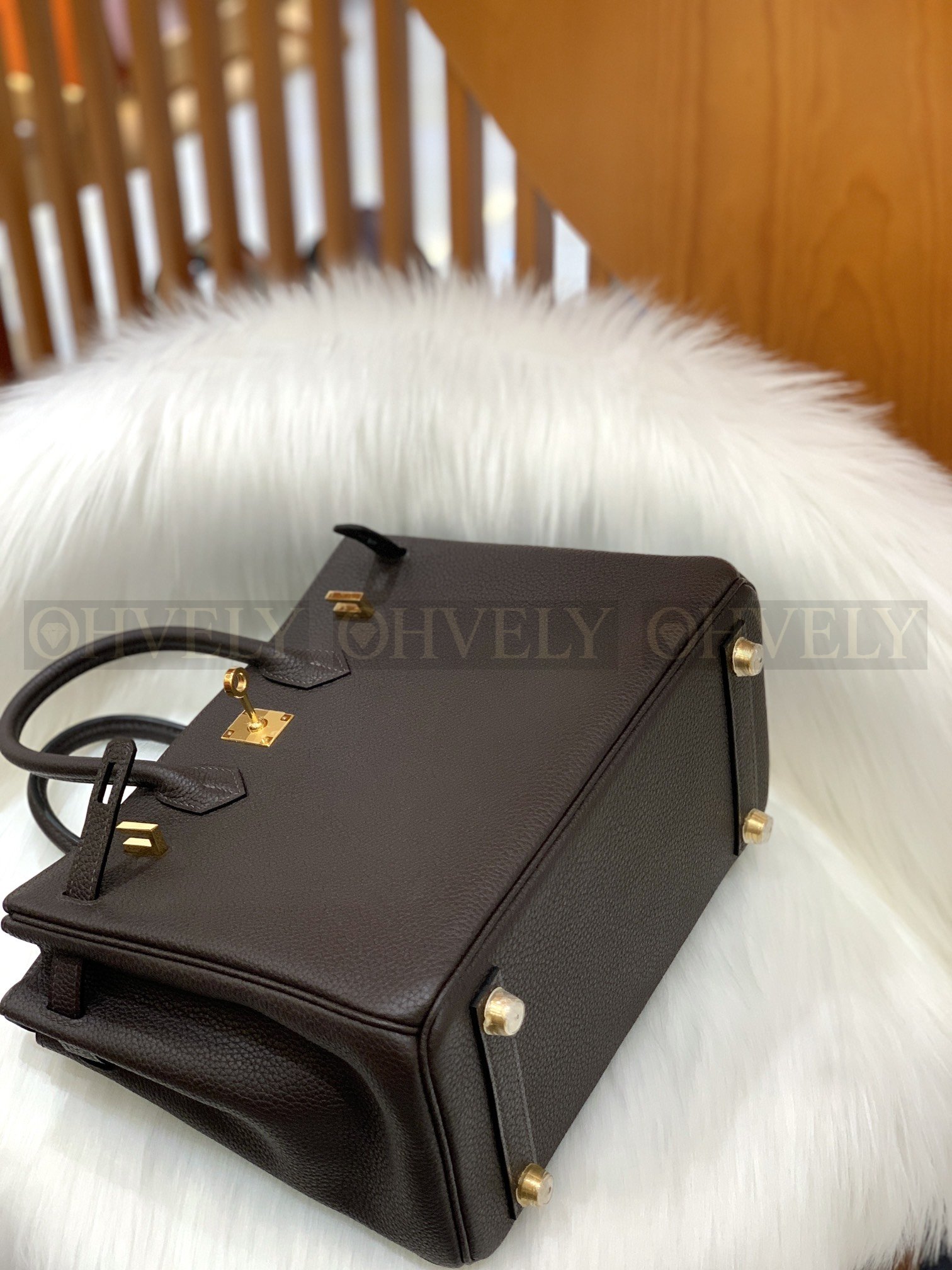 【 ZP버전 】HM Birkin 버킨백 토고 초콜릿 골드버클 25 상품 썸네일