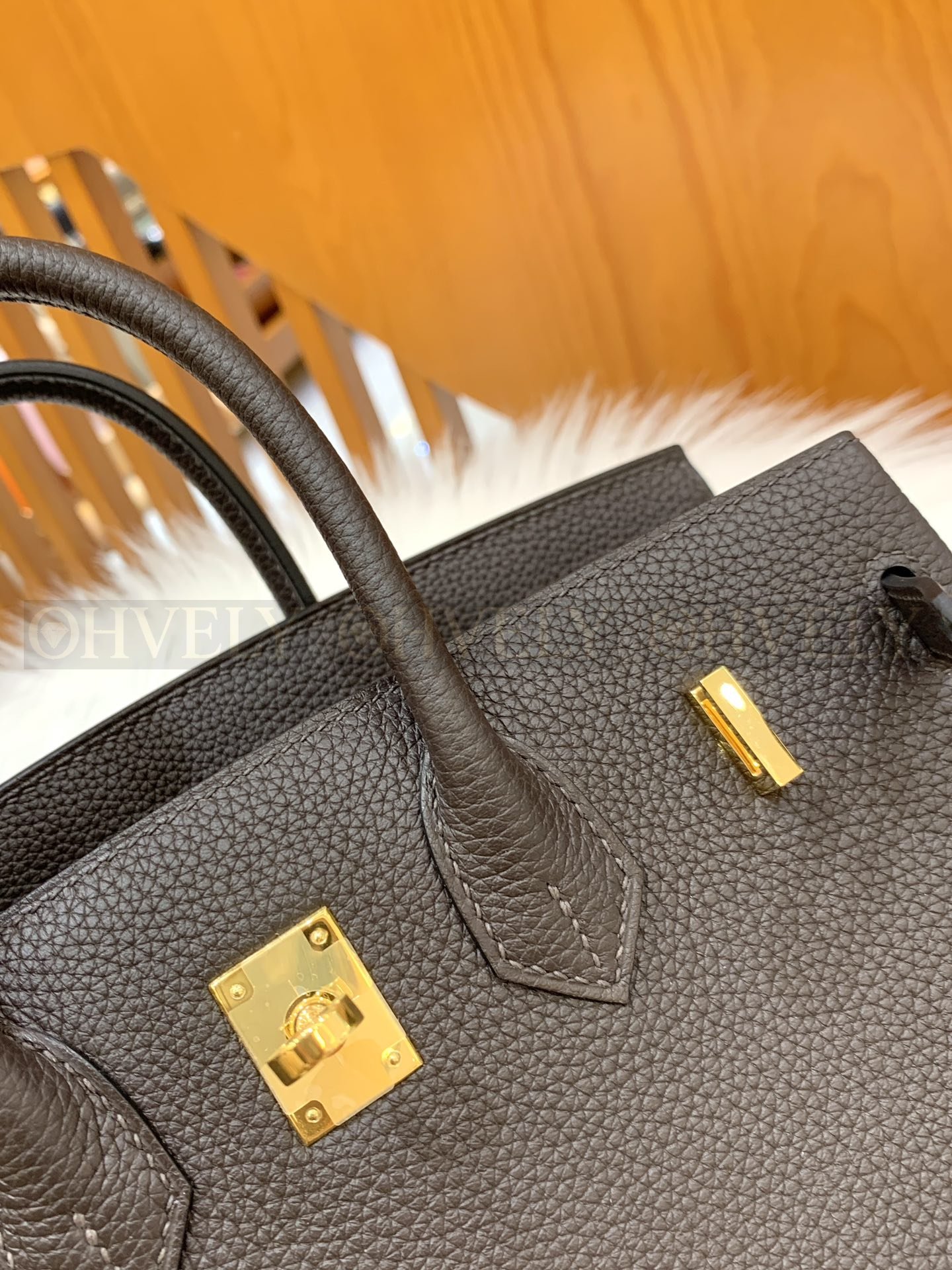 【 ZP버전 】HM Birkin 버킨백 토고 초콜릿 골드버클 25 상품 썸네일