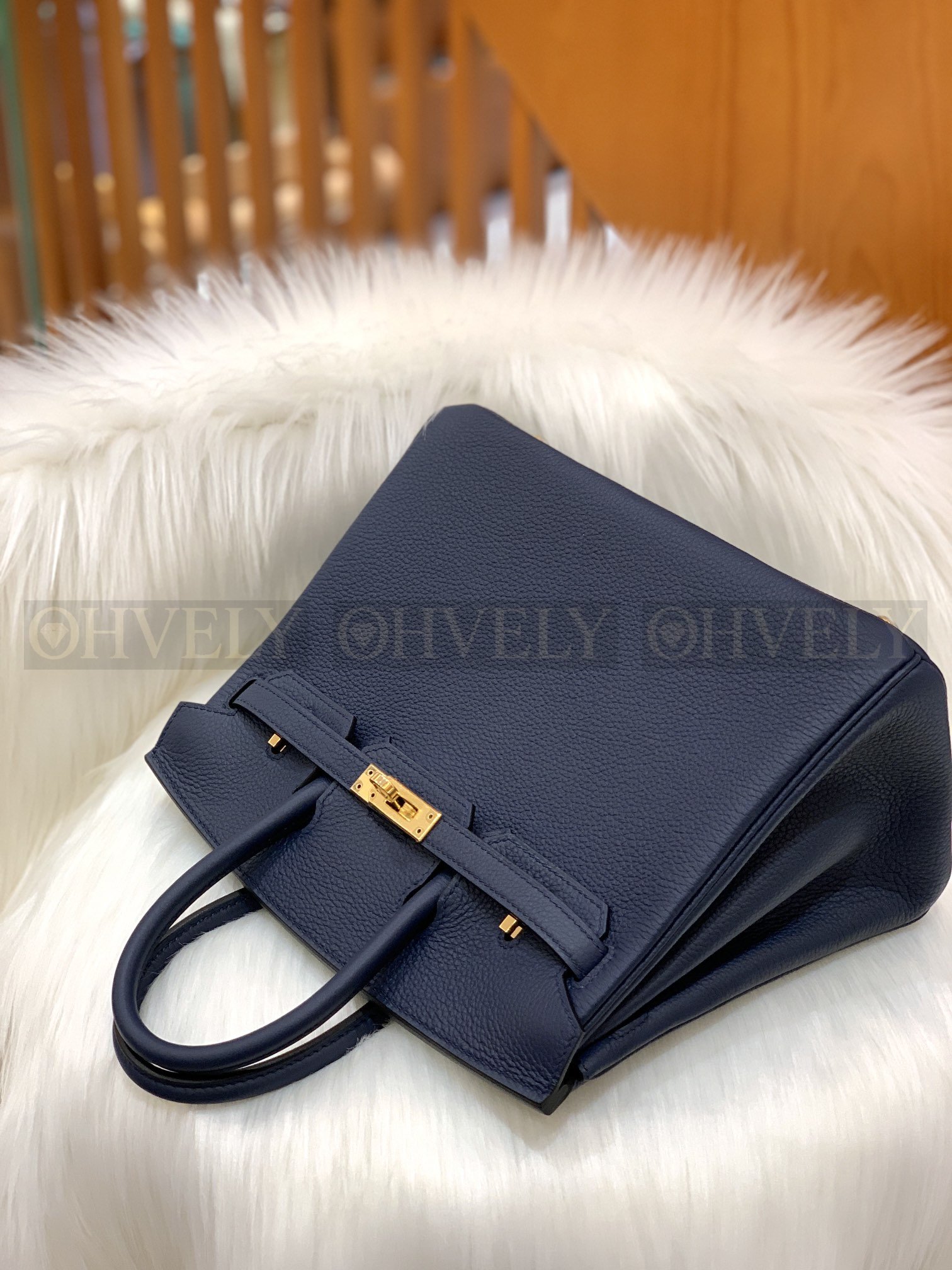【 ZP버전 】HM Birkin 버킨백 토 사파이어 블루 골드버클 25 상품 썸네일