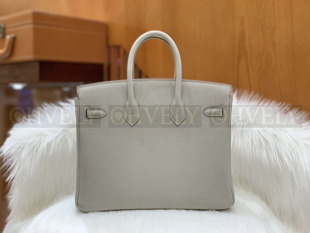 【 ZP버전 】HM Birkin 버킨백 토고 글래시어 화이트 실버버클 25 상품 썸네일