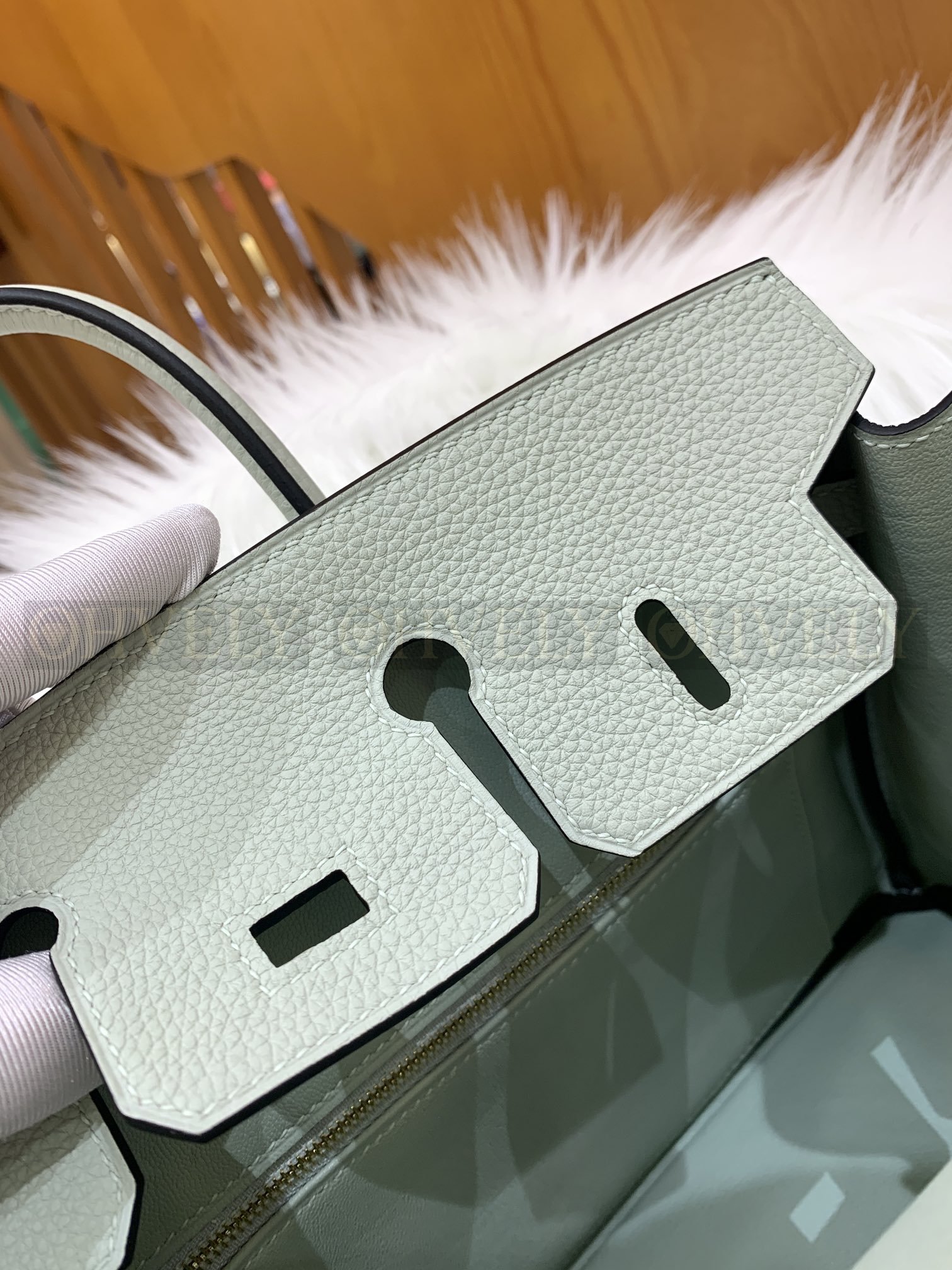 【 ZP버전 】HM Birkin 버킨백 토고 크리스탈 그레이 골드버클 25 상품 썸네일