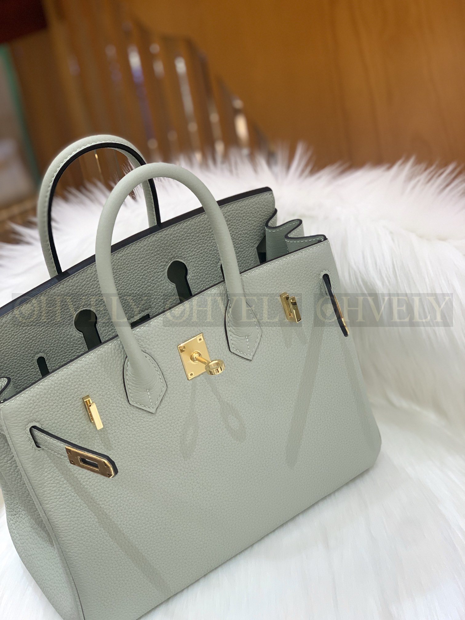 【 ZP버전 】HM Birkin 버킨백 토고 크리스탈 그레이 골드버클 25 상품 썸네일