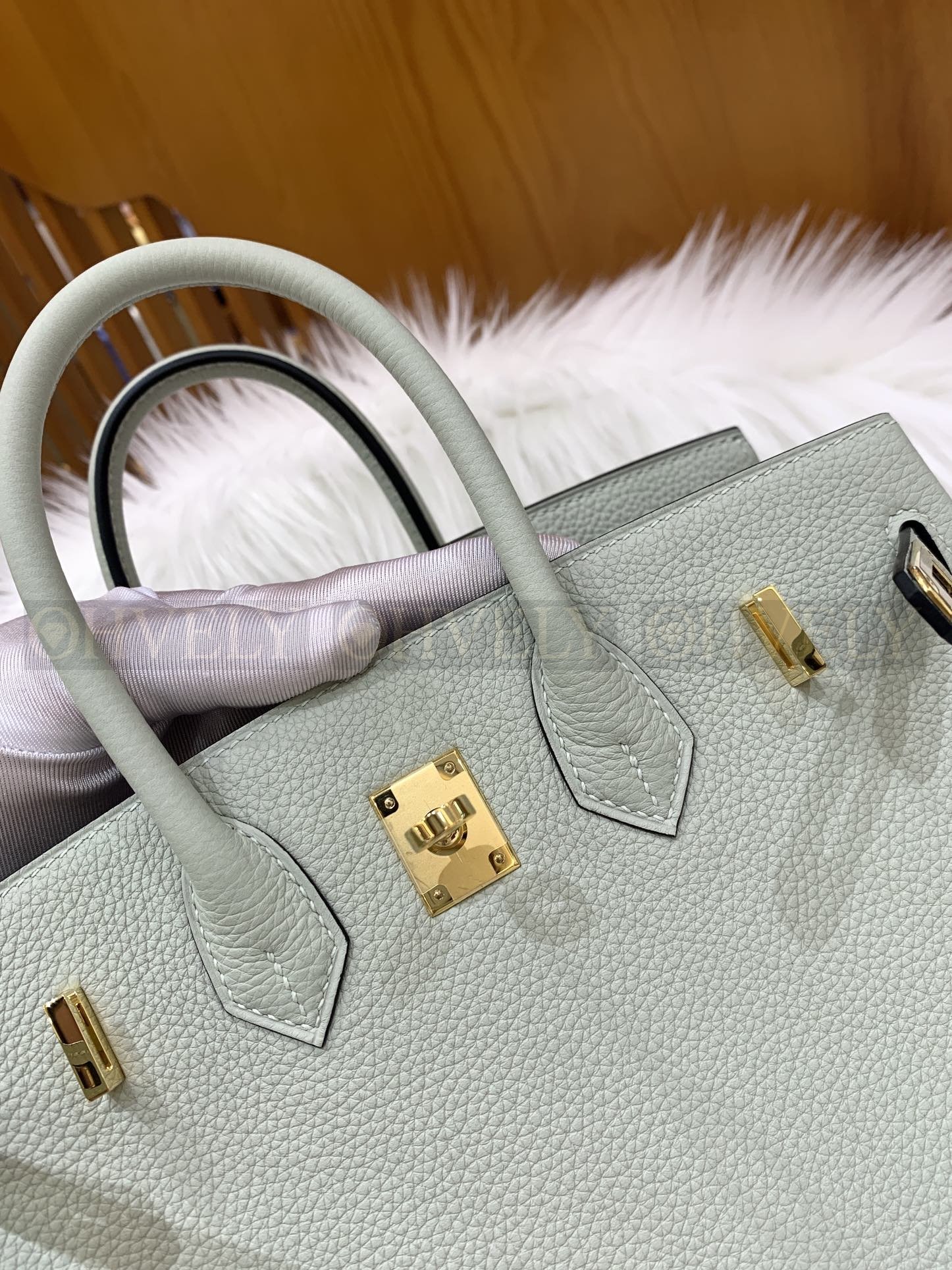 【 ZP버전 】HM Birkin 버킨백 토고 크리스탈 그레이 골드버클 25 상품 썸네일