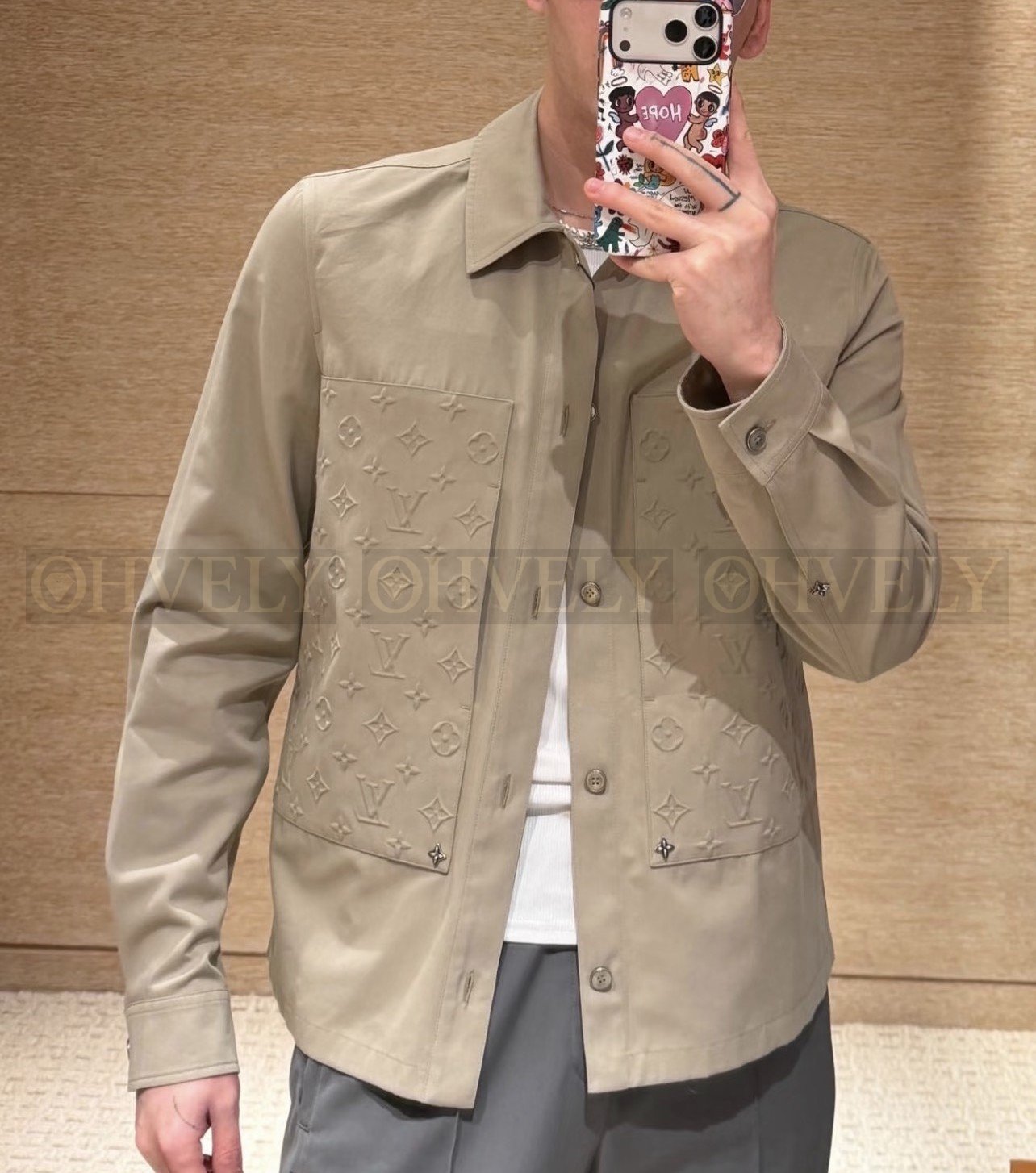 【 ZP버전 】LV 부조 엠보싱 자켓 상품 썸네일