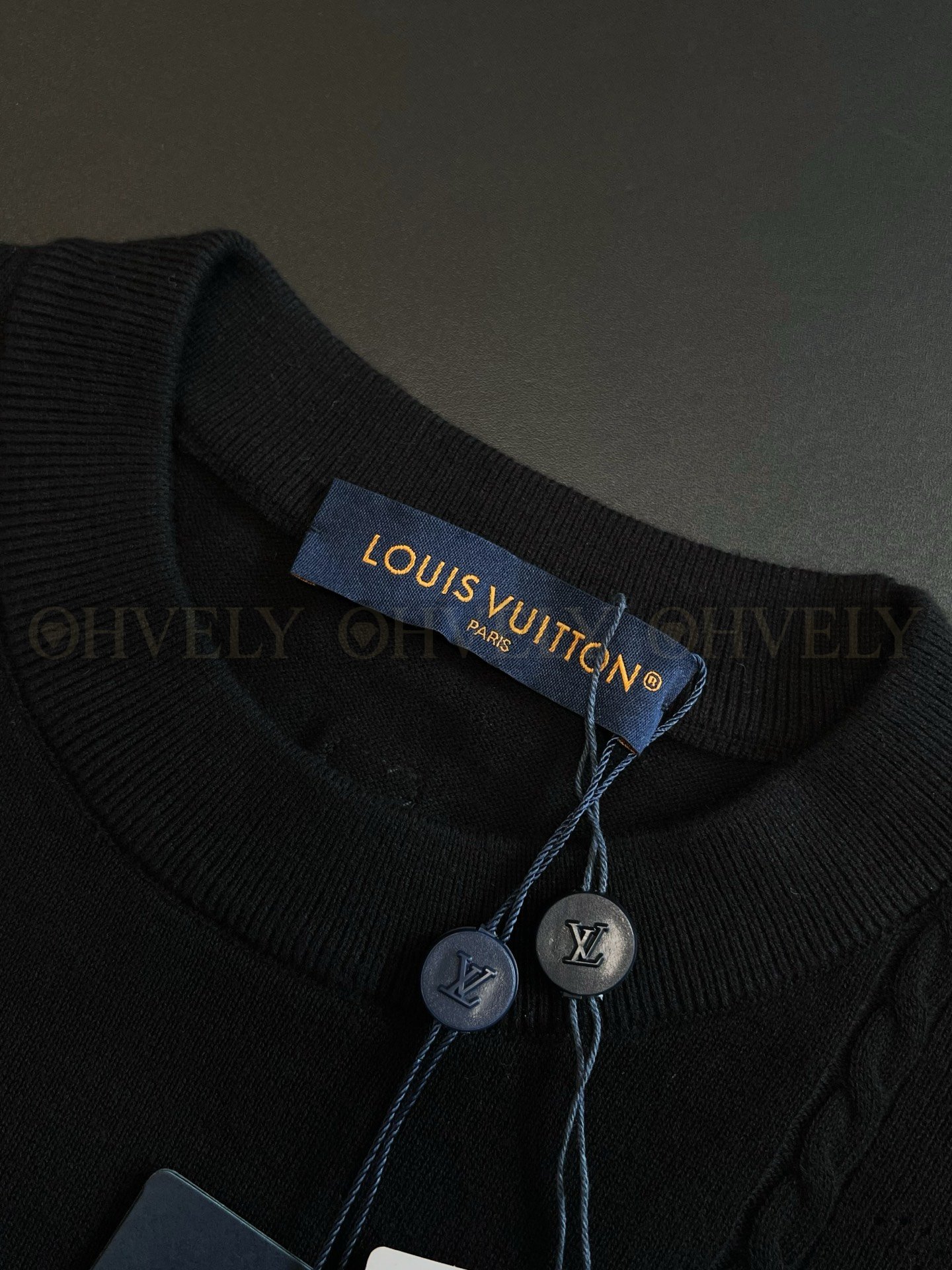 【 ZP버전 】LV 자카드 메쉬 라운드넥 니트 상품 썸네일