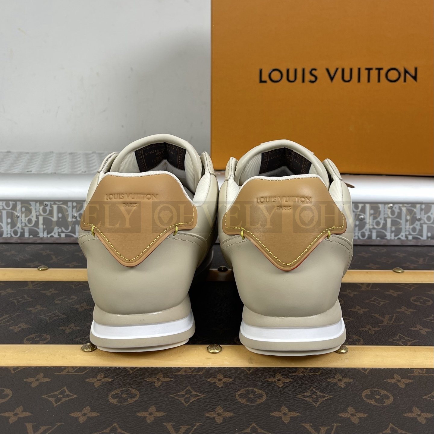 【 ZP버전 】LV 버터소프트 스니커즈 베이지 상품 썸네일