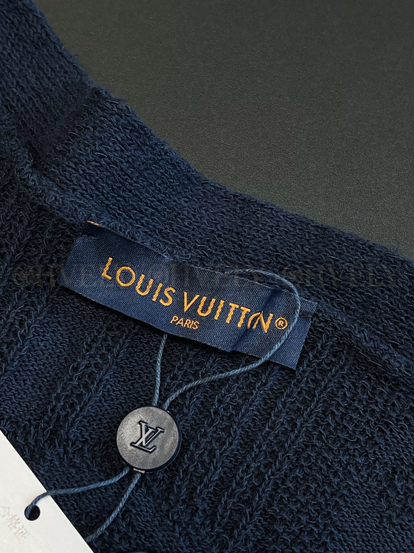 【 ZP버전 】 LV 자카드 패치워크 브이넥 가디건 상품 썸네일