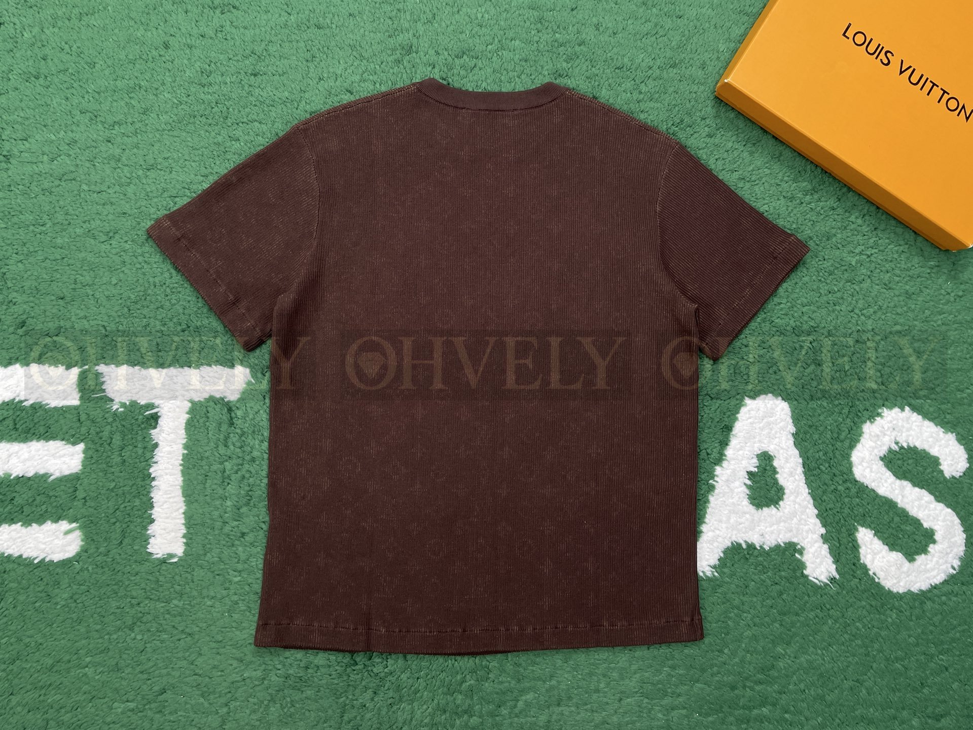 【 ZP버전 】LV 모노그램 자카드 반팔 티셔츠 상품 썸네일