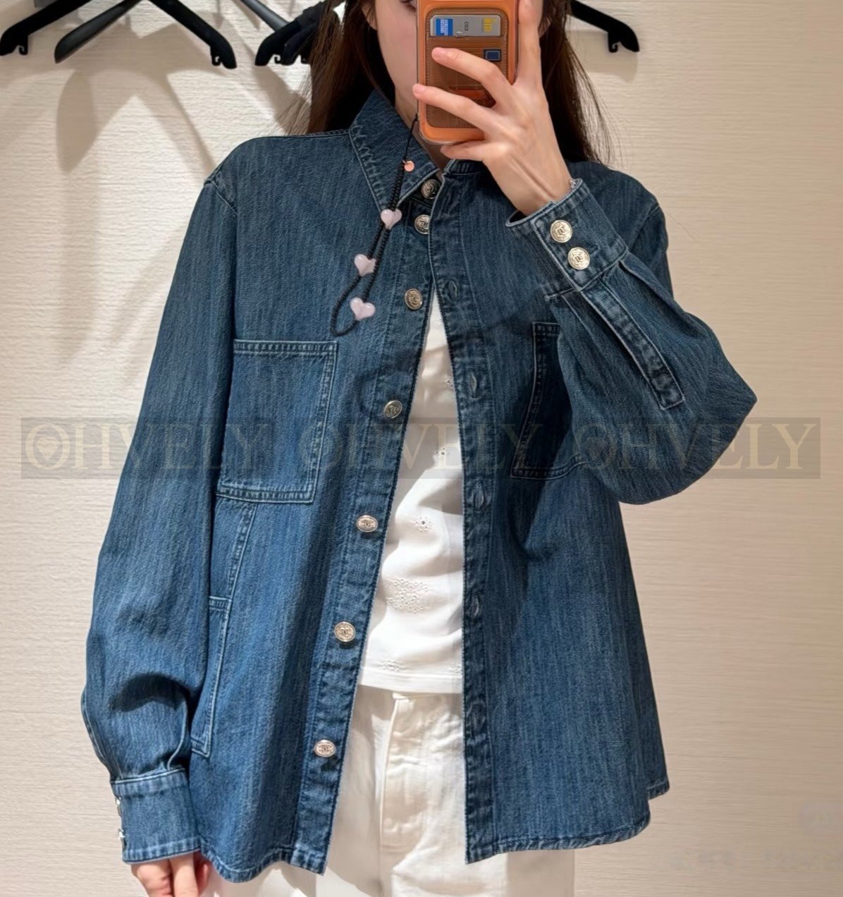 【 ZP버전 】CN 신상 블루 데님 셔츠 재킷