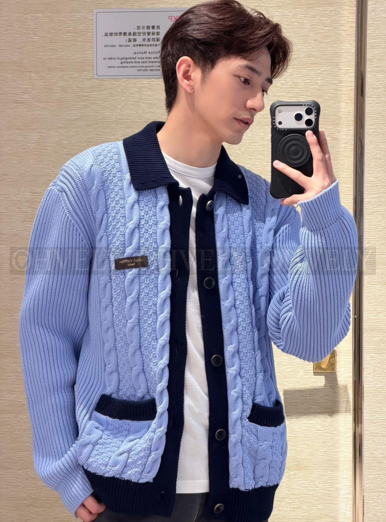 【 ZP버전 】LV 케이블 니트 버튼 가디건 상품 썸네일