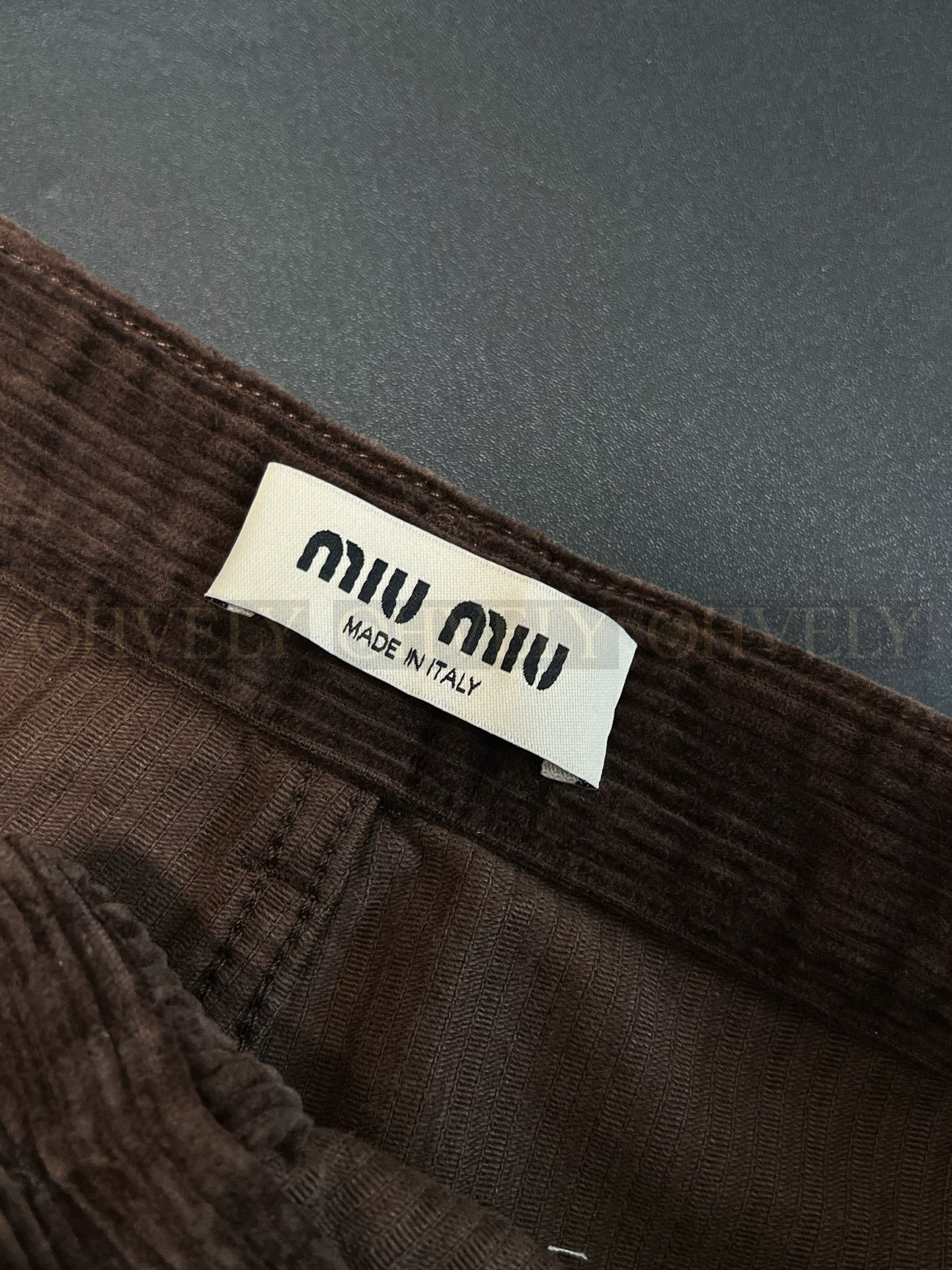 【 ZP버전 】MIU 캐주얼 코듀로이 팬츠 상품 썸네일