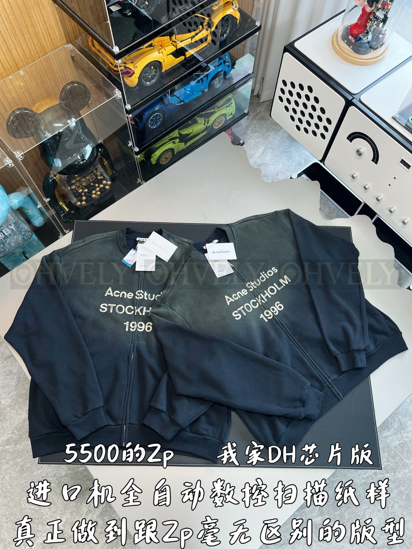 【 ZP버전 】AC 빈티지 집업 재킷 블랙 상품 썸네일