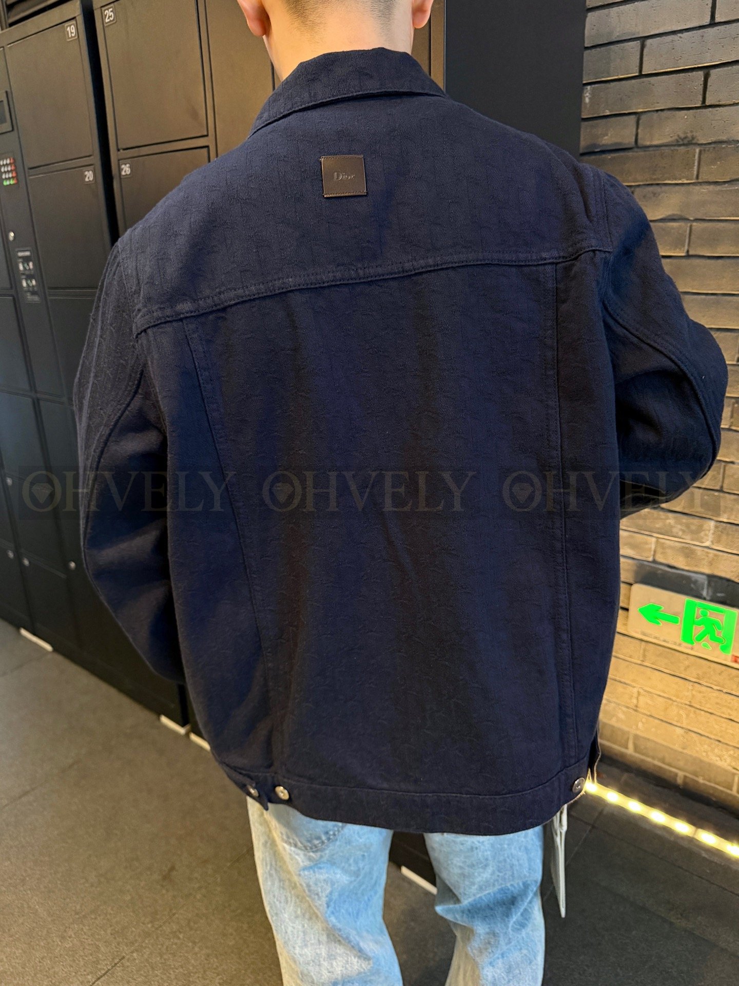 【 ZP버전 】 DI 로고 모노그램 데님 자켓 상품 썸네일
